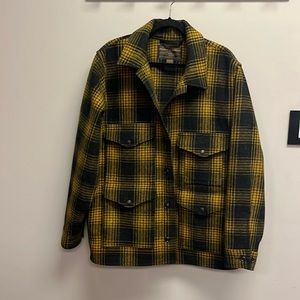 Wool Jacket black and yellow